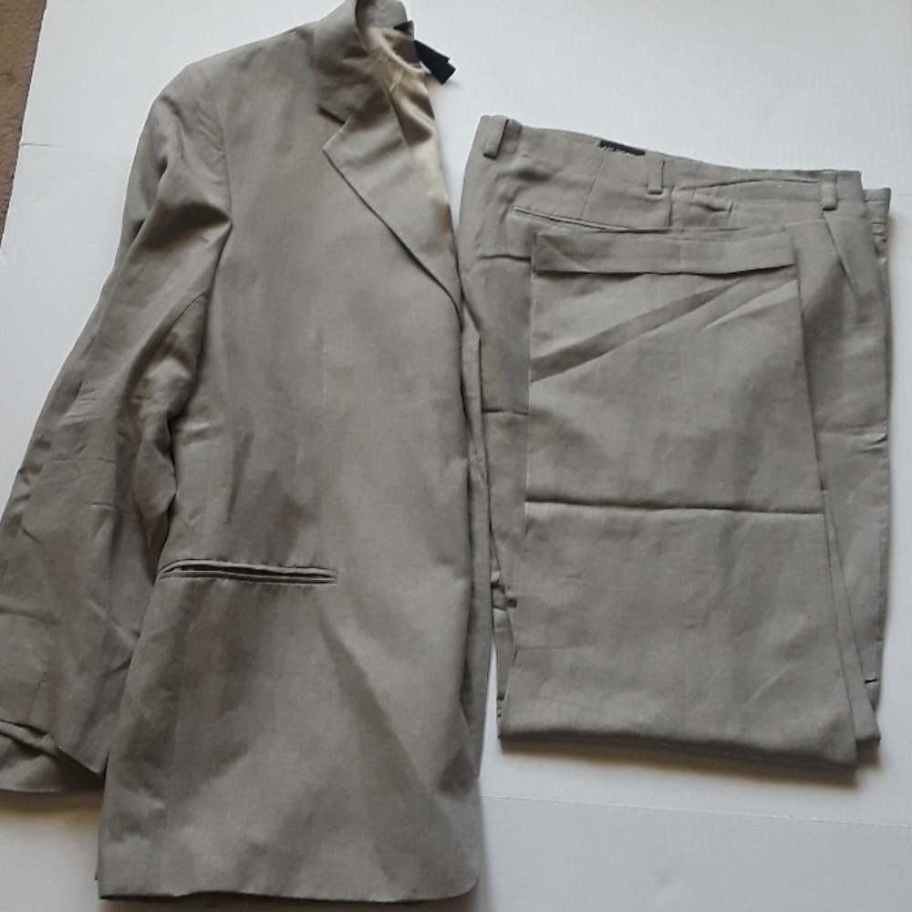 Men's Claiborne Linen Blend Pant Suit